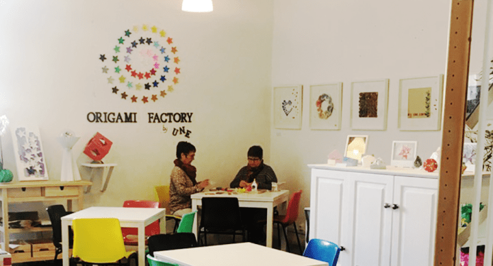 Passion origami à LX Factory&nbsp;Lisbonne