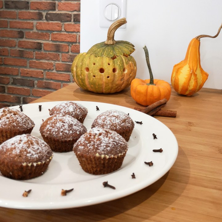 Muffins au potiron et aux&nbsp;épices